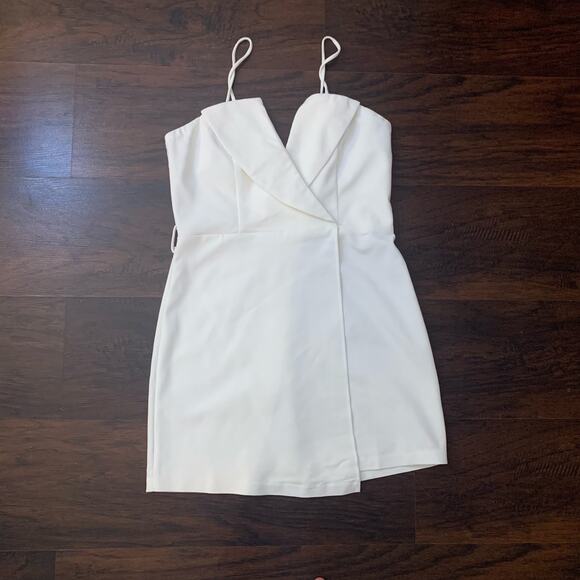 Superdown Kacey blazer white mini dress size L NWT - Picture 6 of 13